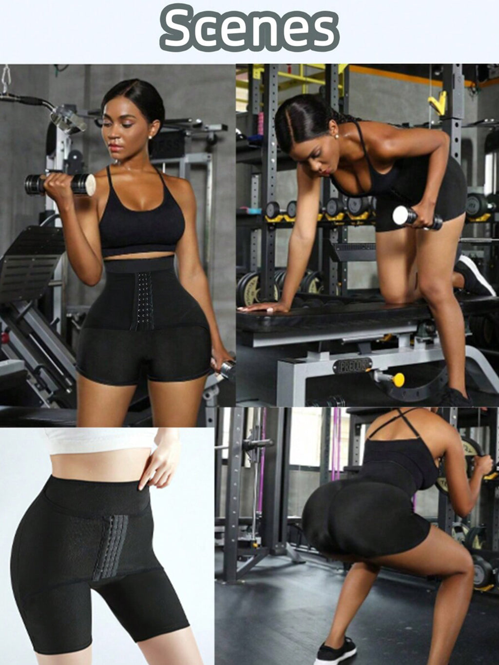 Sauna Sweat Shorts For Women High Waisted Legging Pants Slimming Compression