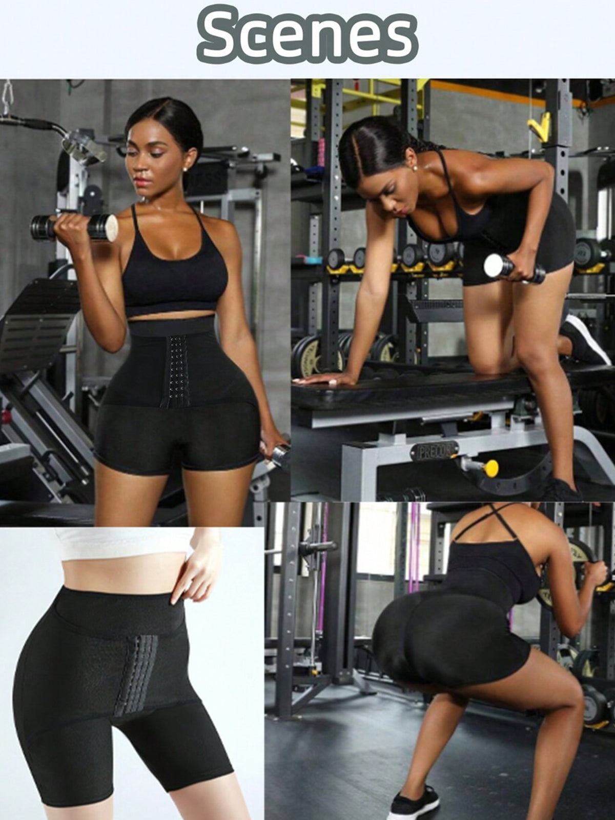 Sauna Sweat Shorts For Women High Waisted Legging Pants Slimming Compression