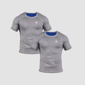 Men Sauna Shirt 2-pack Heather Gray