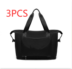 Foldable Large Capacity Women Gym Bags Shoulder Bag Training Travel Handle