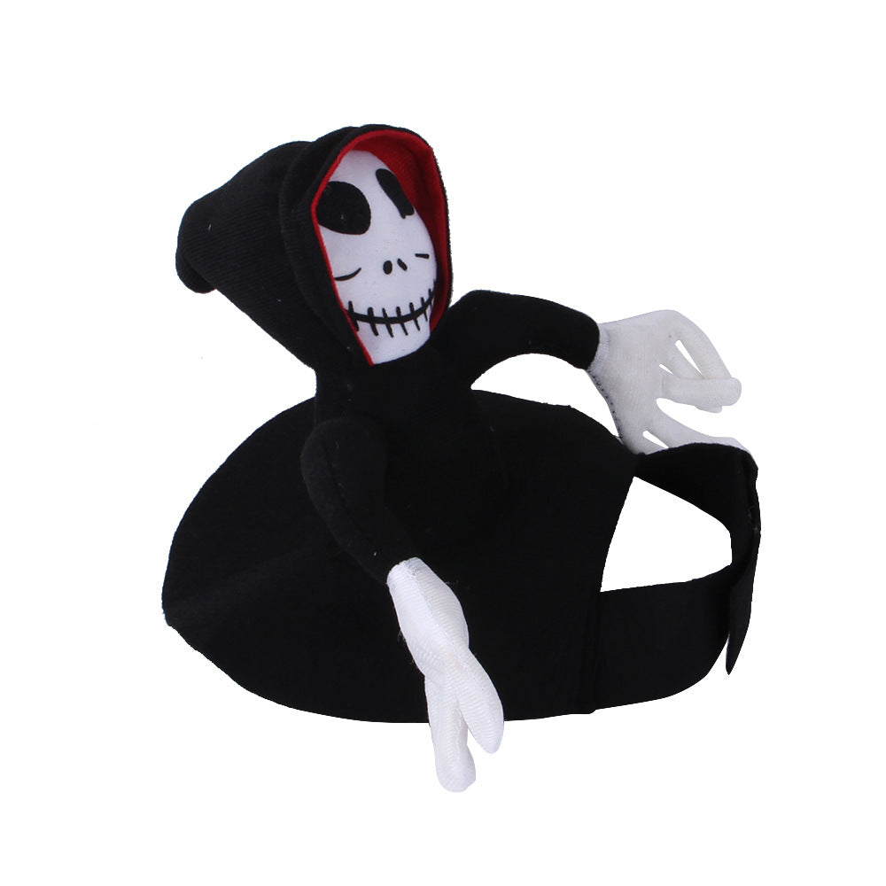 Funny Pet Halloween Costume Decoration Dress Up Cosplay Clothes Spider Pumpkin