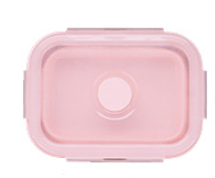 Silicone Lunch Box Foldable Microwave Oven Storage