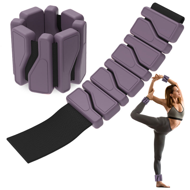 08 Weighted Silicone Fitness Bracelet Invisible Gear Leg Sandbags Armwrist