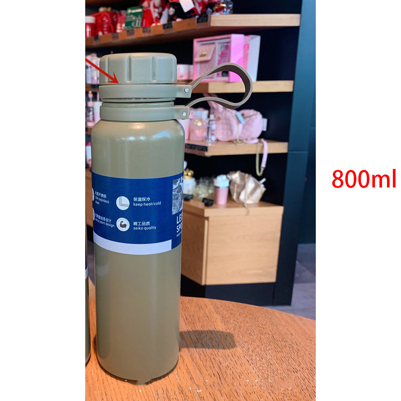 Outdoor Sports Bottle Portable Large Capacity Stainless Steel Vacuum Flask