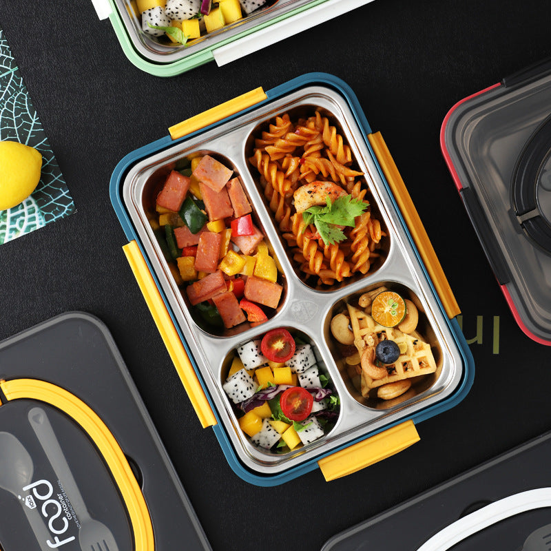 Stainless Steel Lunch Box Tableware Meal