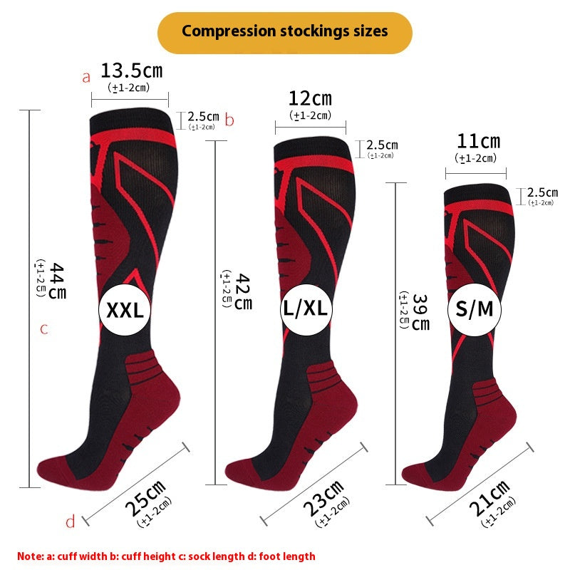 Outdoor Running Fitness Sports Comfortable Compression Socks Skipping Rope Calf