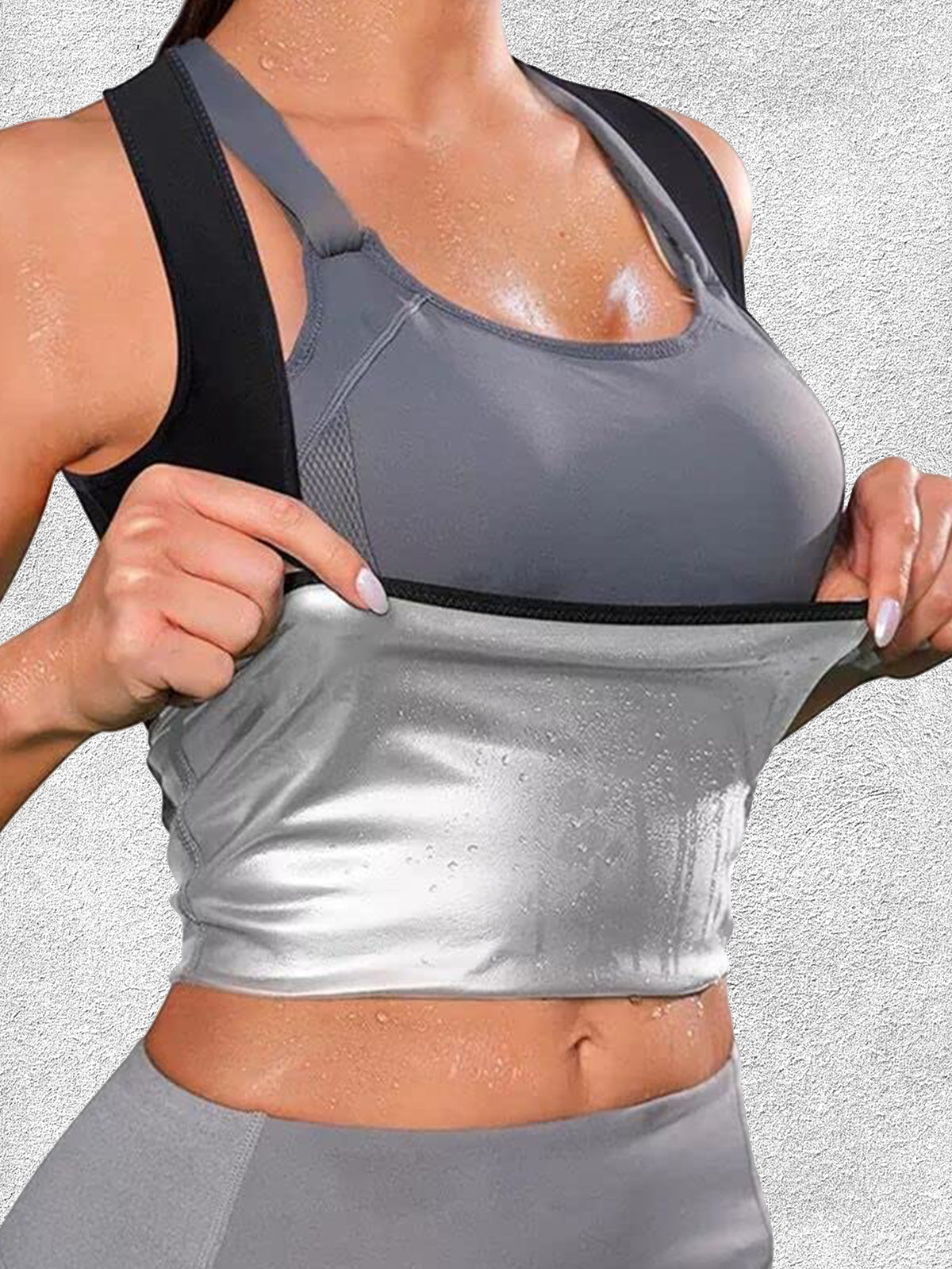 Sauna Suit Sweat Waist Trainer Vest For Women Workout Tank Top Shaper
