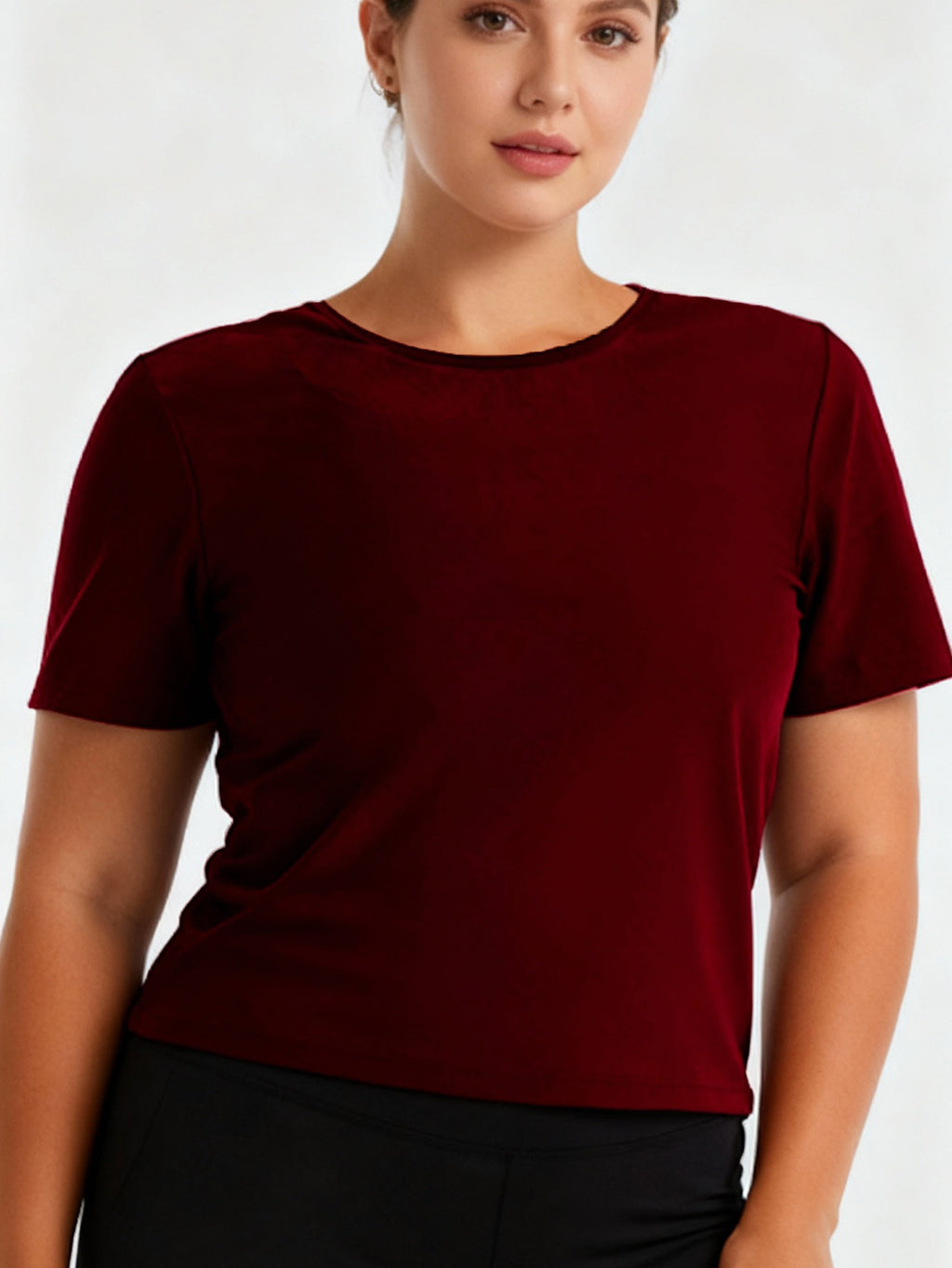 Sauna Shirt For Women Sweat Suit Short Sleeve Athletic Tee Top Compression