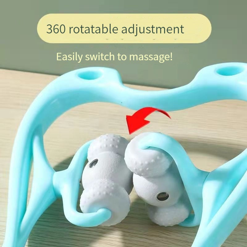 Neck Massager For Pain Relief Deep Tissue 360 Degree Roller With 96 Pressure
