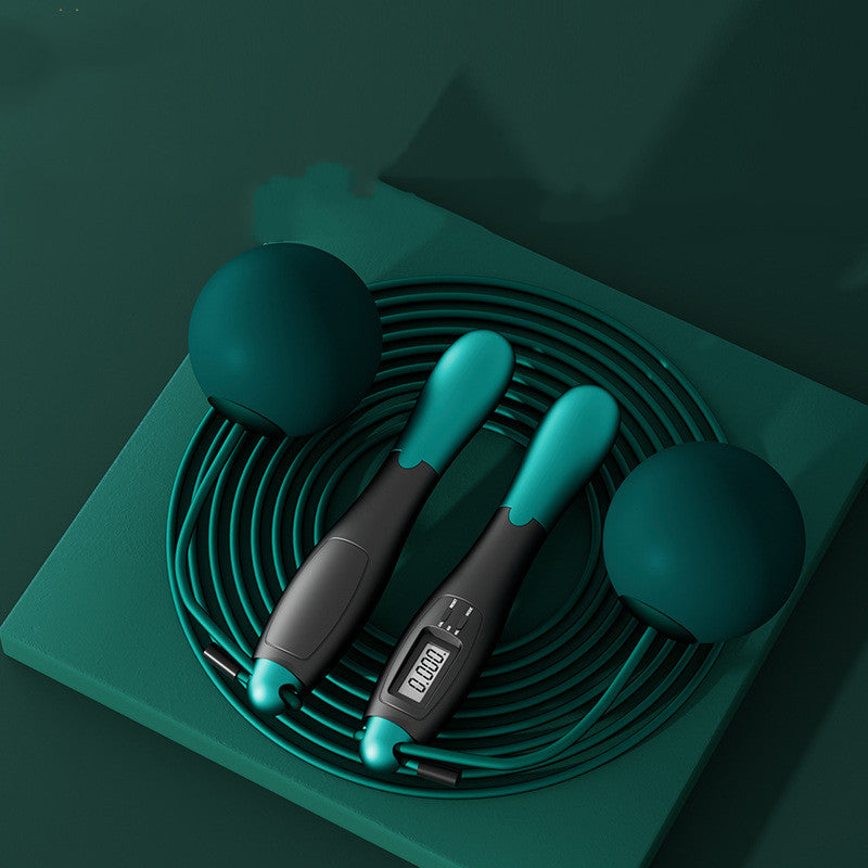 Cordless Skipping Rope With Counter Dual-purpose Weight-bearing Ball Student