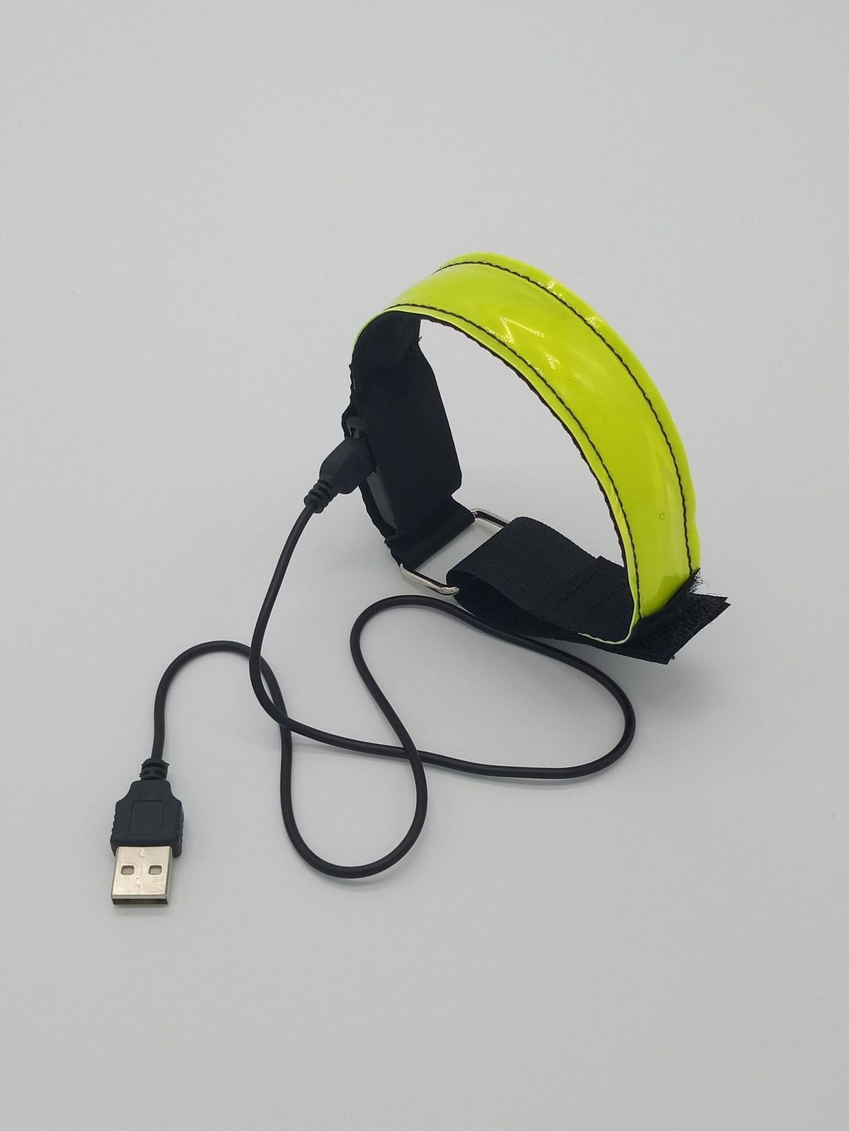 USB Charging LED Luminous Night Running Armband Bracelet Reflective Safety Belt