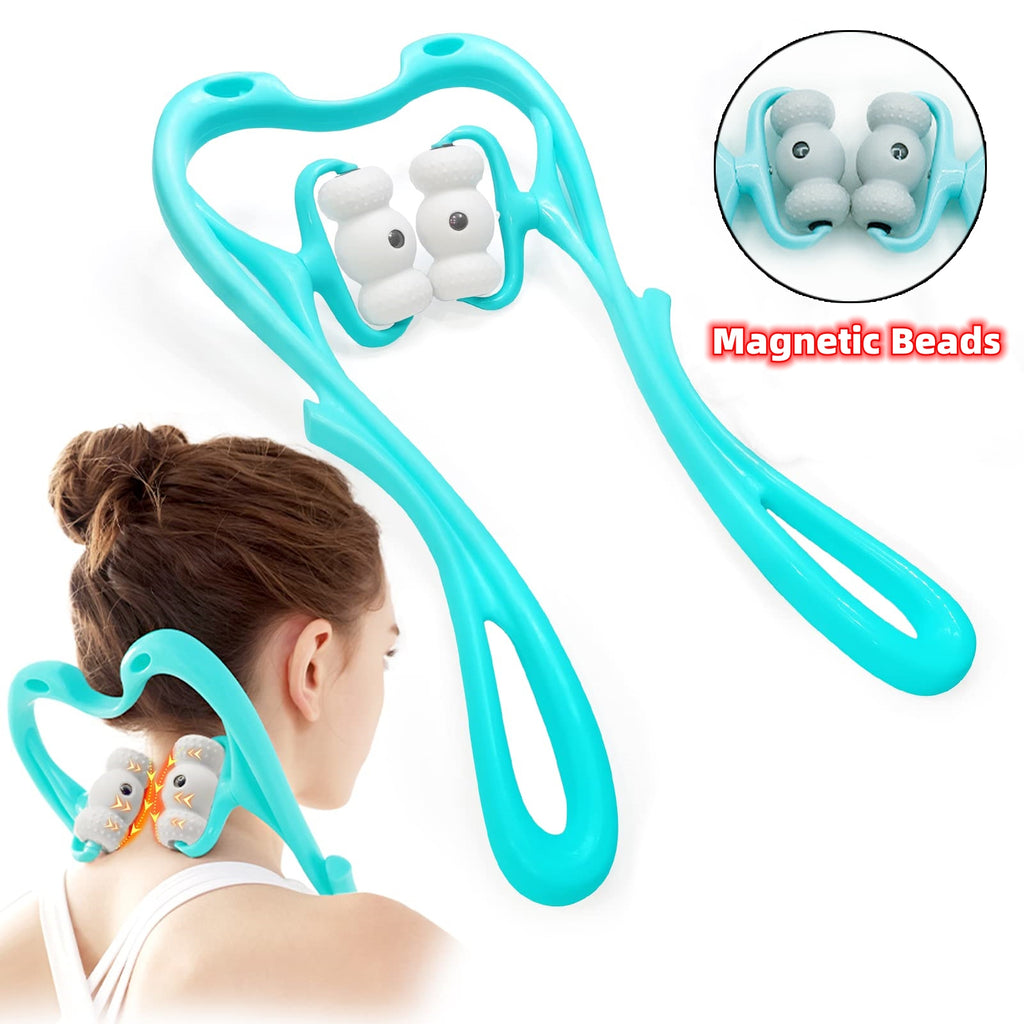 Neck Massager For Pain Relief Deep Tissue 360 Degree Roller With 96 Pressure