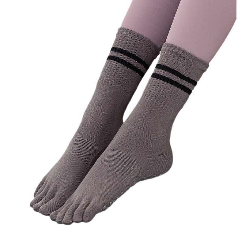 Yoga Socks Non-slip Professional Women's Toe Sports Running Fitness Skipping