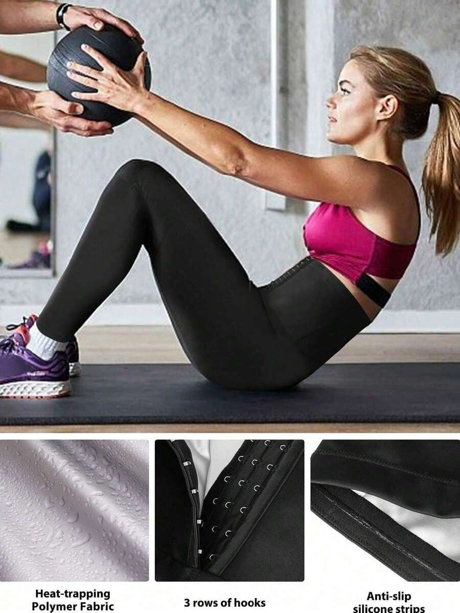Sauna Sweat Pants For Women High Waist Compression Slimming Leggings Workout