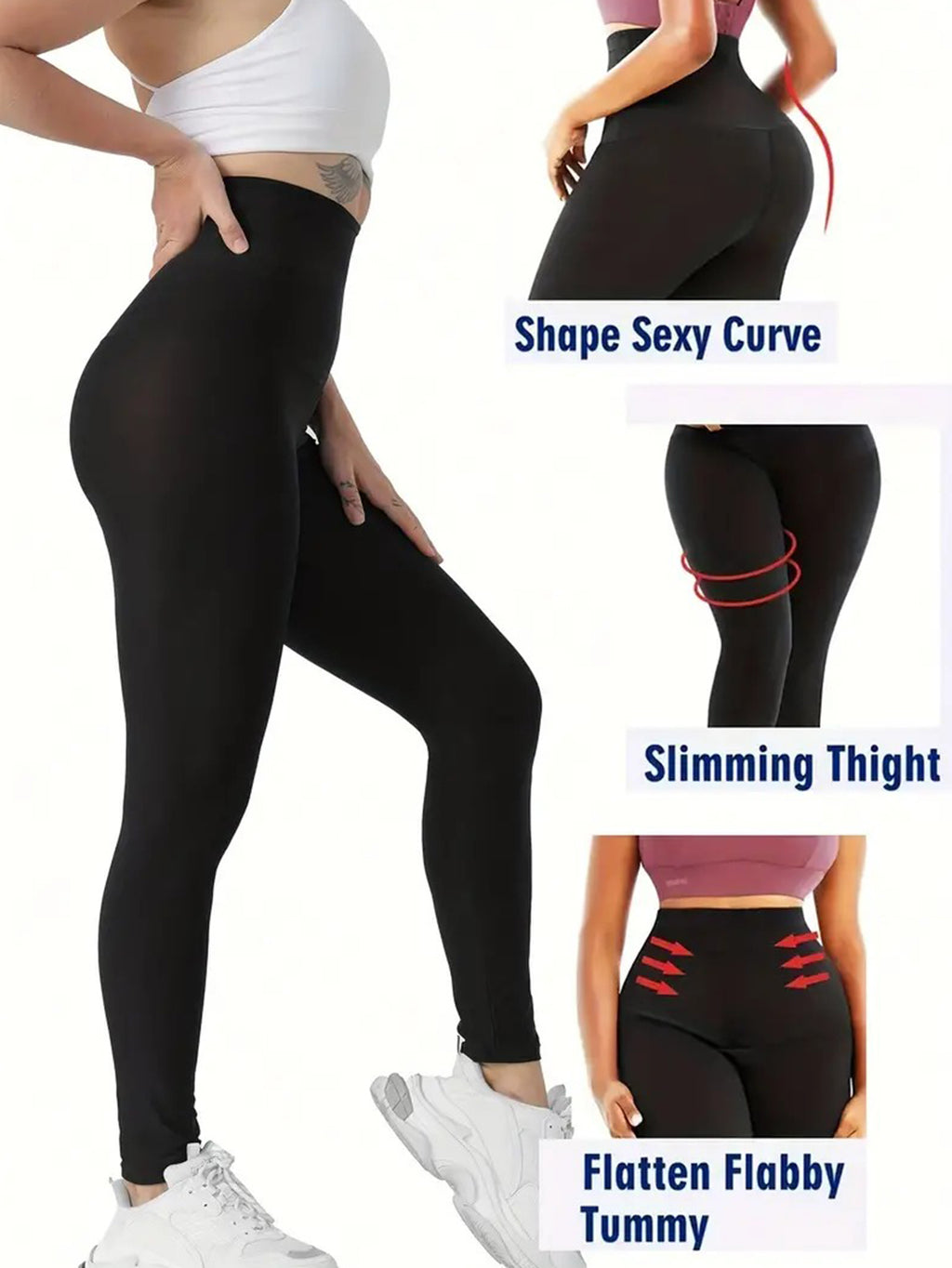 Sauna Sweat Shapewear Shorts Leggings Pants Workout Lower Body Shaper Sweatsuit