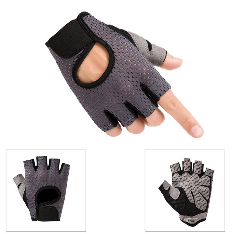 Half Finger Gloves Sports Fitness Outdoor Riding Non-slip Wear