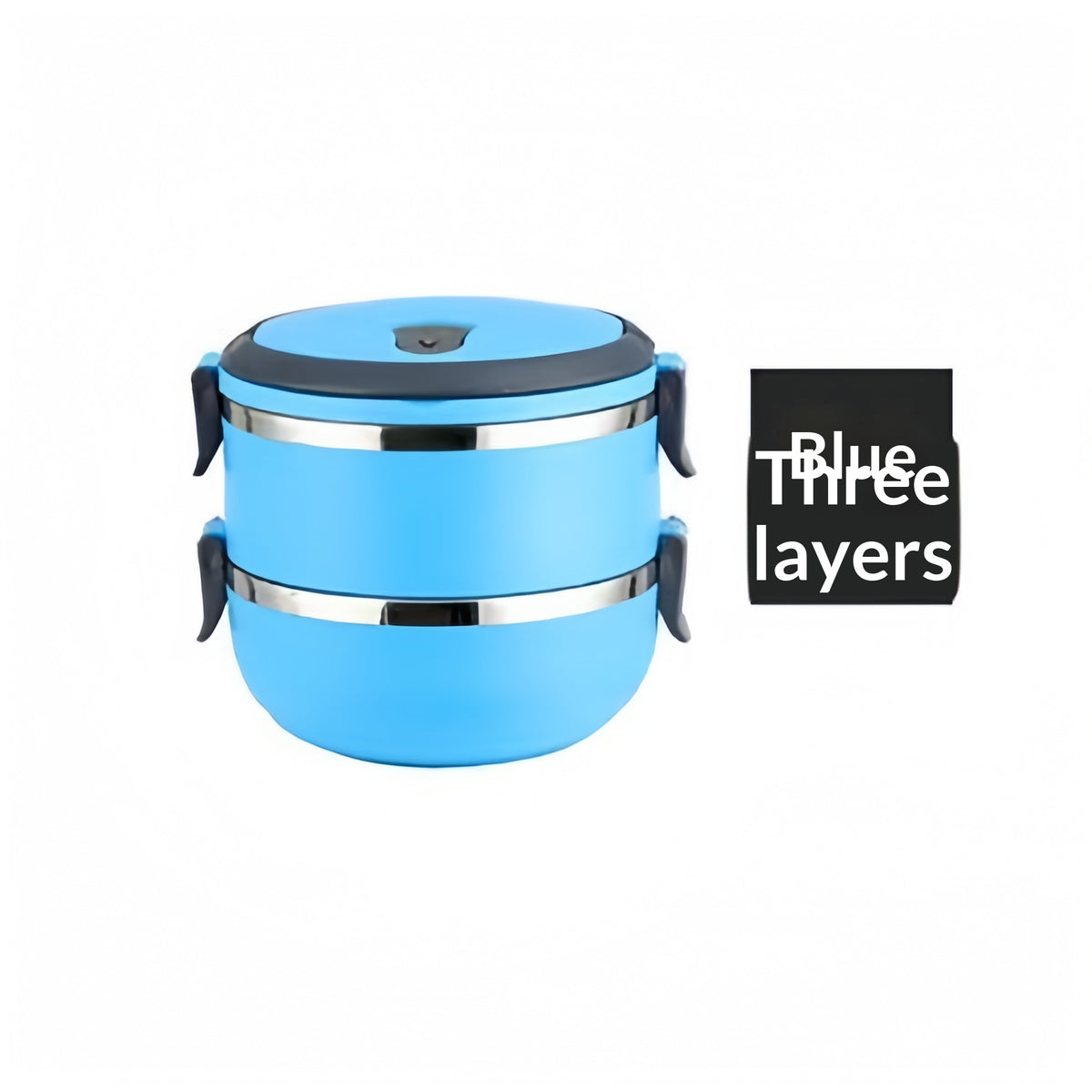 Stainless Steel Round Lunch Box - Single Or Multi-layer Bento Container With