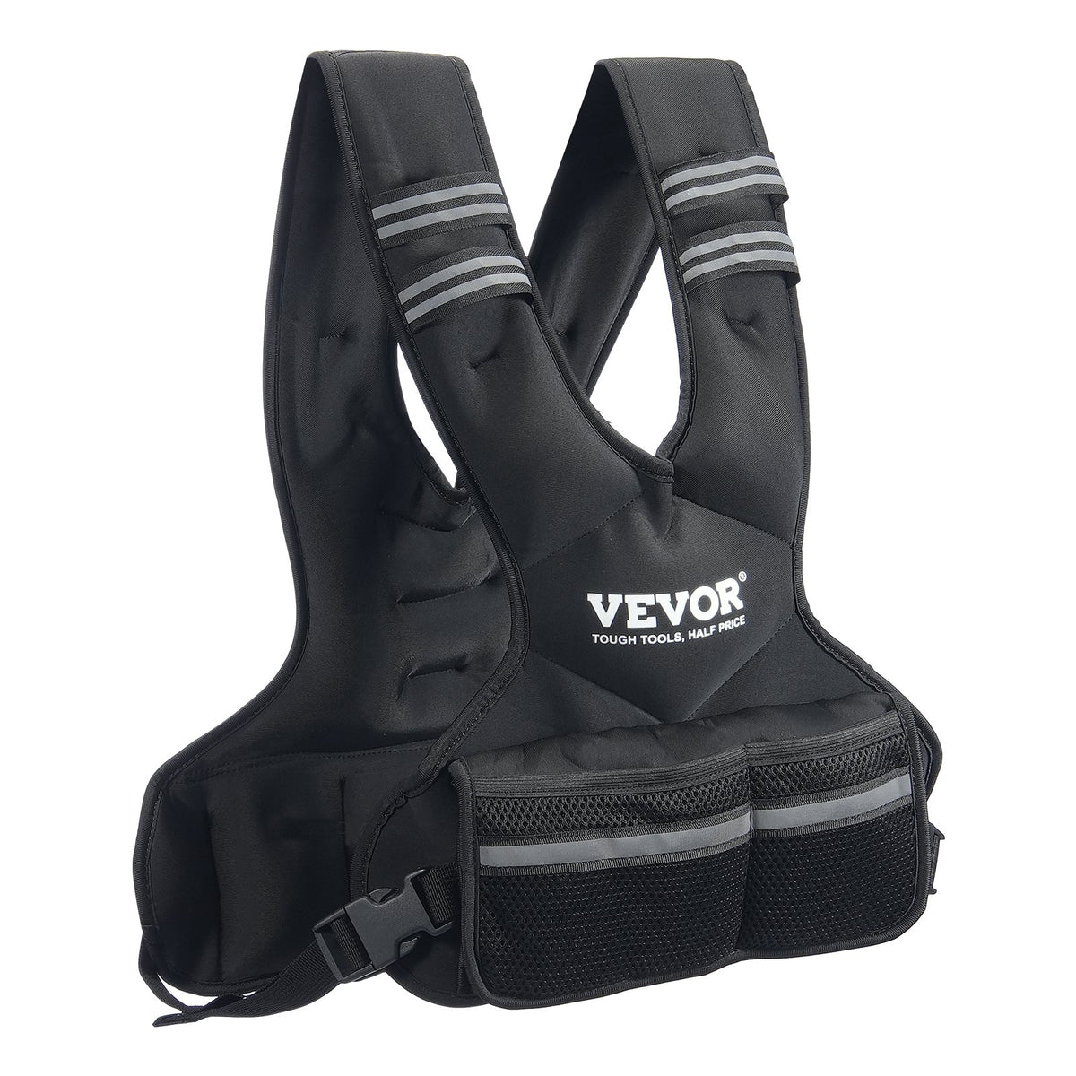 Adjustable Weighted Vest, 11-20lb Weight Vest With 6 Ironsand Weights And