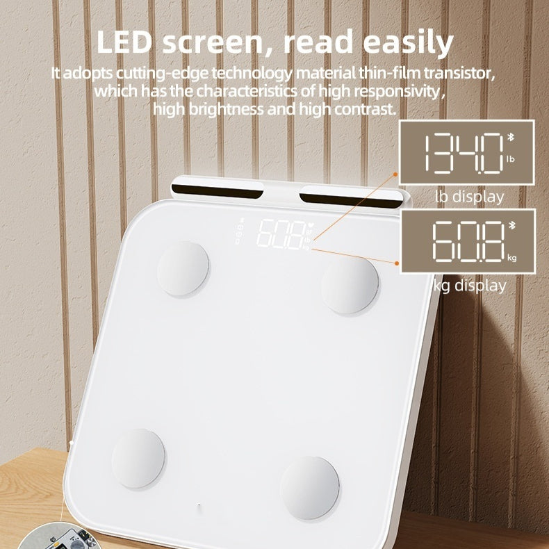 Professional Human Body Scale Intelligent Weight With 8 Electrodes