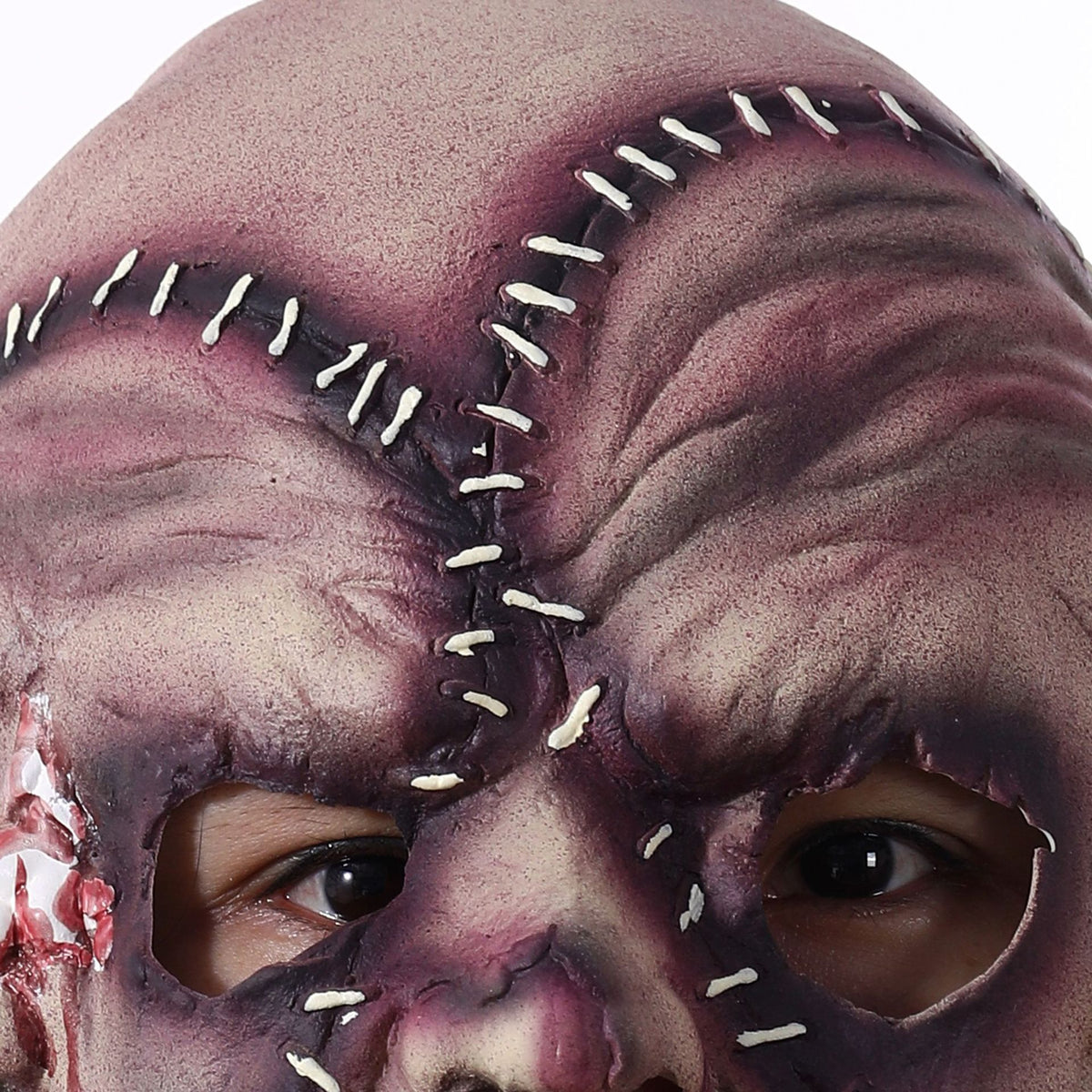 Halloween Three-sided Grimace Horror Mask Cosplay Party Scary Prop