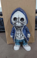 Halloween Cool Skeleton Figurines Doll Resin Ornament Home Decor