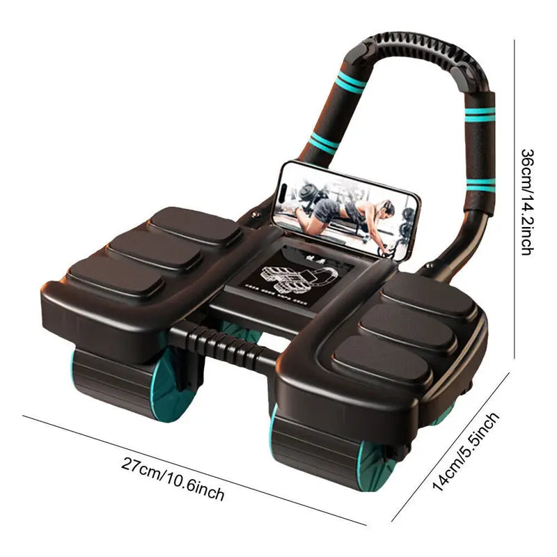 Automatic Rebound Abdominal Wheel Roller - 4 Design Abs With Elbow