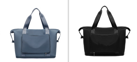 Foldable Large Capacity Women Gym Bags Shoulder Bag Training Travel Handle