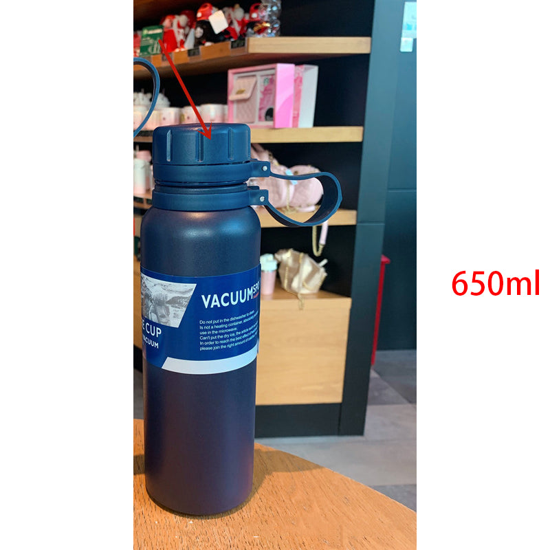 Outdoor Sports Bottle Portable Large Capacity Stainless Steel Vacuum Flask