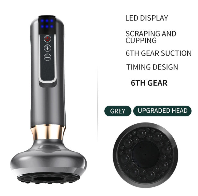Electric Vacuum Cupping Massager For Body Anti-cellulite Suction Cup Gua Sha