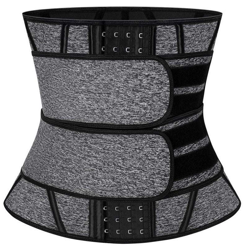 X-bone Neoprene Double Belt 4 Breasted Belly Band Velcro Waistband Sports