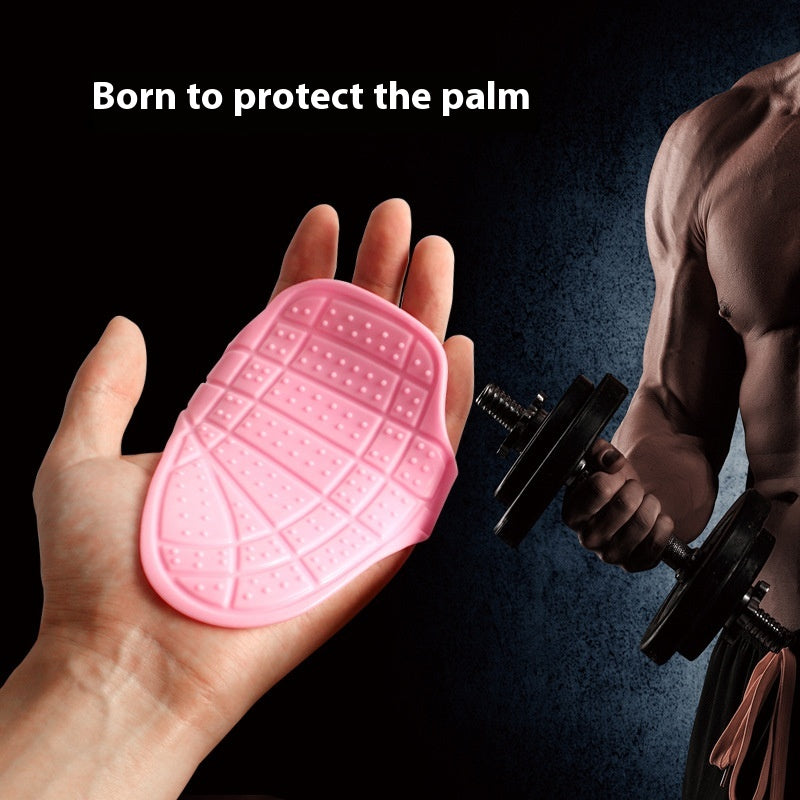 Silicone Hand Protector Sports Fitness Dumbbell Weightlifting Gloves Anti-wear