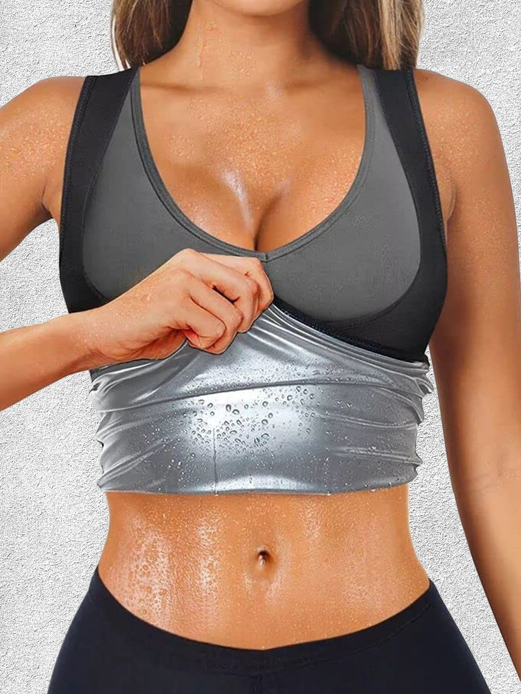 Sauna Suit Sweat Waist Trainer Vest For Women Workout Tank Top Shaper