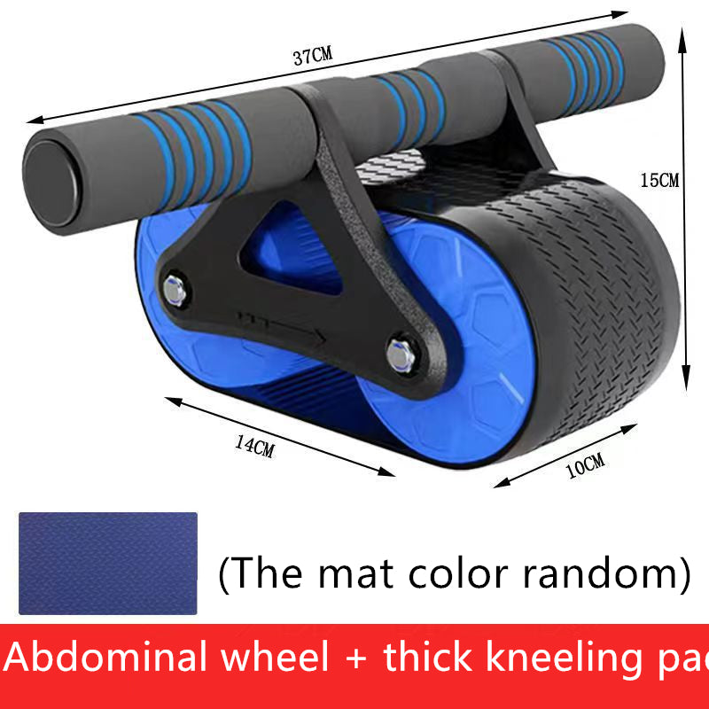 Double Wheel Abdominal Exerciser Women Men Automatic Rebound Ab Roller Waist