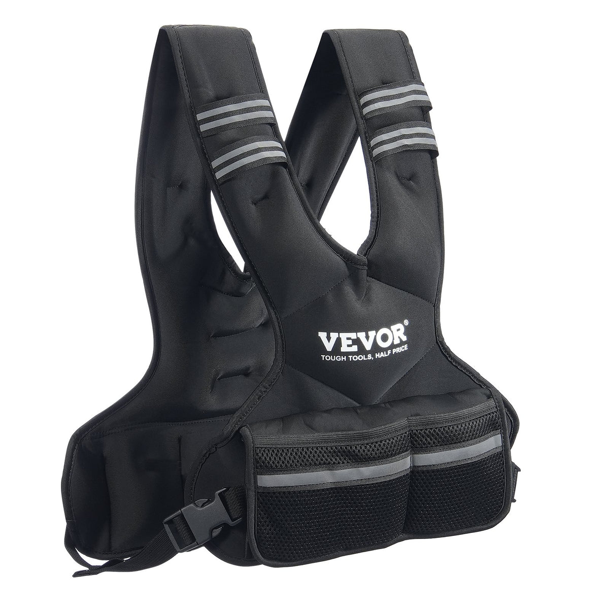 Adjustable Weighted Vest, 11-20lb Weight Vest With 6 Ironsand Weights And