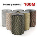 100m 550 9-Core Paracord Rope