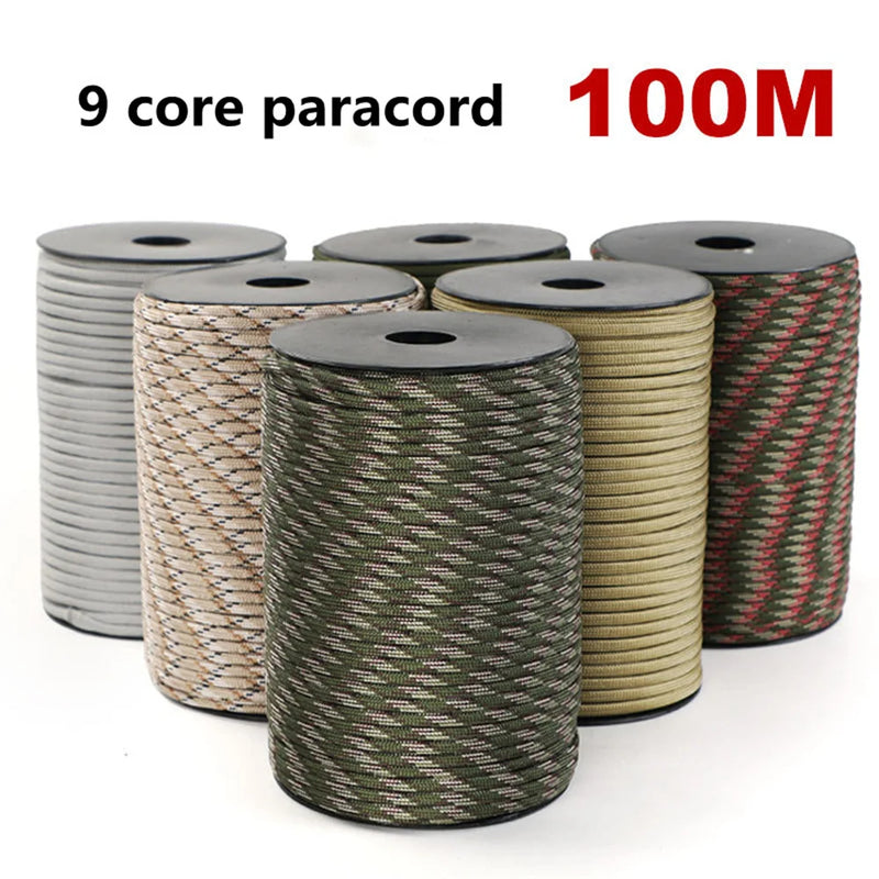 100m 550 9-Core Paracord Rope