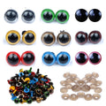 20pcs 8/10/12/14mm Dolls Puppet Safety Eyes Toys Eye Mix Color Craft Animal Teddy Bear Stuffed Toys with Washer Accessories