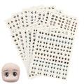 Cute Cartoon Eyes Stickers Face Organ Paster DIY Anime Figure Doll Eyes Clay Stickers Paper Educational Toys Dolls Accessories