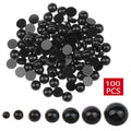 Free Shipping 100Pcs 3-12mm Black Plastic Safety Eyes For Bear doll Animal Doll DIY Craft Children Kids Toy Eyes Accessories