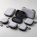 1Pcs Mini EVA Storage Bag Pouch Carrying Case Zipper Earphone Case For Airpod Headphone/Phone/Charging Cable Digital Accessories