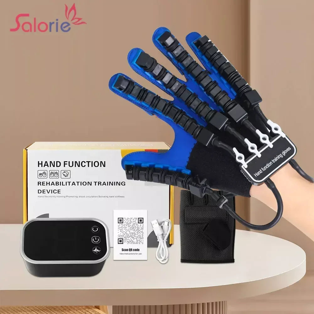 Left and Right Hand Finger Rehabilitation Exerciser Robot Gloves Stroke Hemiplegia Cerebral Infarction Training Equipment Therapy
