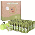 8 Rolls Biodegradable Dog Poop Bags Leakproof Unscented Waste Bags for Dogs High Quality Cornstarch Material