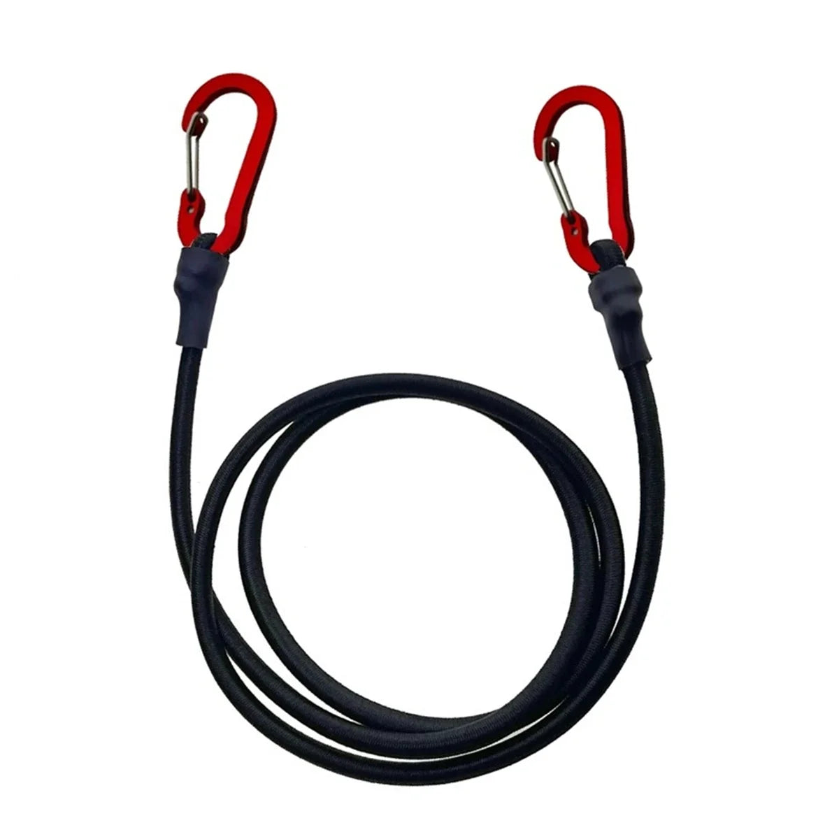 Heavy Duty Bungee Cord Elastic Tie Strap String Carabiner Hook Kayak Cycling Luggage Packing Ropes Camping Accessories