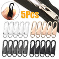 5 stücke Universal Ersatz Zipper Slider Metall Legierung Entfernung Zipper Puller Gepäck Tasche Zip Kopf DIY Handwerk Nähen Werkzeug Reparatur kit
