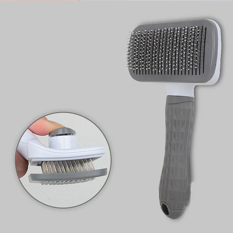 Pet Dog Brush Cat Comb Self-Cleaning Pet Hair Remover Brush for Dogs Cats Grooming Tools Pets Dematting Comb Dog Accessories