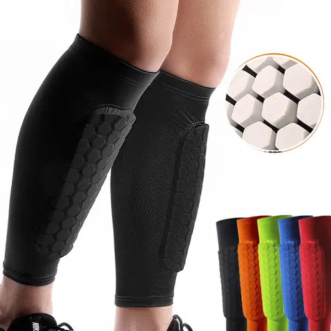 1 Stück Fußball Schienbeins chutz Socken Ärmel mit Schaumstoff, Waden kompression hülse Waben polster, Sport Legging & Fußball ausrüstung