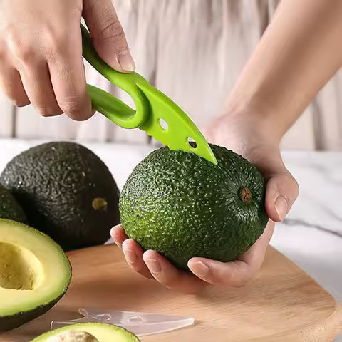 3-in-1 Avocado Slicer – Pitter, Peeler & Cutter