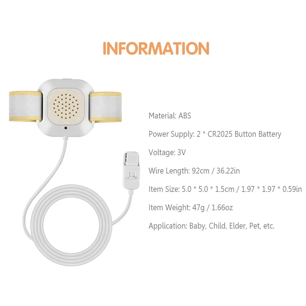 Bedwetting Alarm with Loud Sound, Bright Lights and Strong Vibration – Child Potty Training Aid