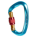 Outdoor Professional Climbing Accessories Aluminum Carabiner 25kN Locking D-Shape Safety Buckle for Keys, Tools, Equipment