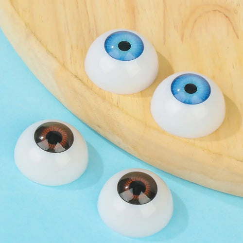 1 pair 24/30mm acrylic eyes doll eyeball for bjd doll DIY doll making craft safety animal toy accessories blue brown green